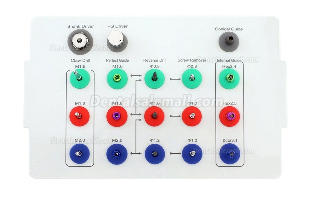 Universal Implant Fractured Screw Removal Kit Implant Broken Screw Retrieval Set